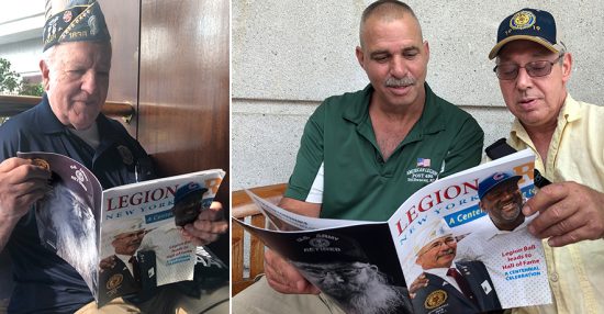 Legion NY mag Readers Peter DeAngelis Ed Burmaster and Dave Lockhart