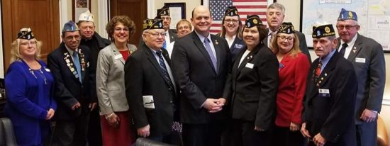 LEGION Family visits office of Rep Tom Reed