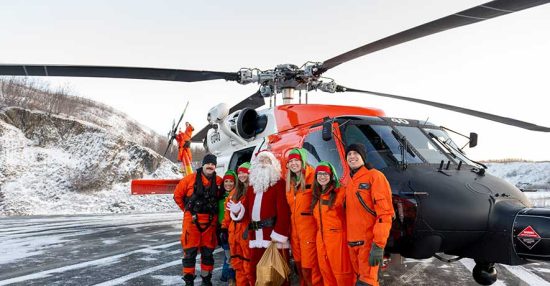 Coast Guard Santa in Alaska